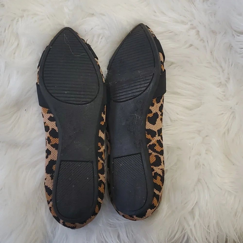 Steve Madden leopard Mob Wife flats shoe size 8.5 - Picture 6 of 14